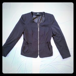 H&M zipper blazer.